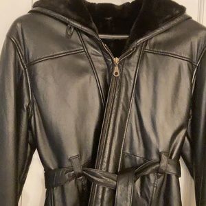 leather coat